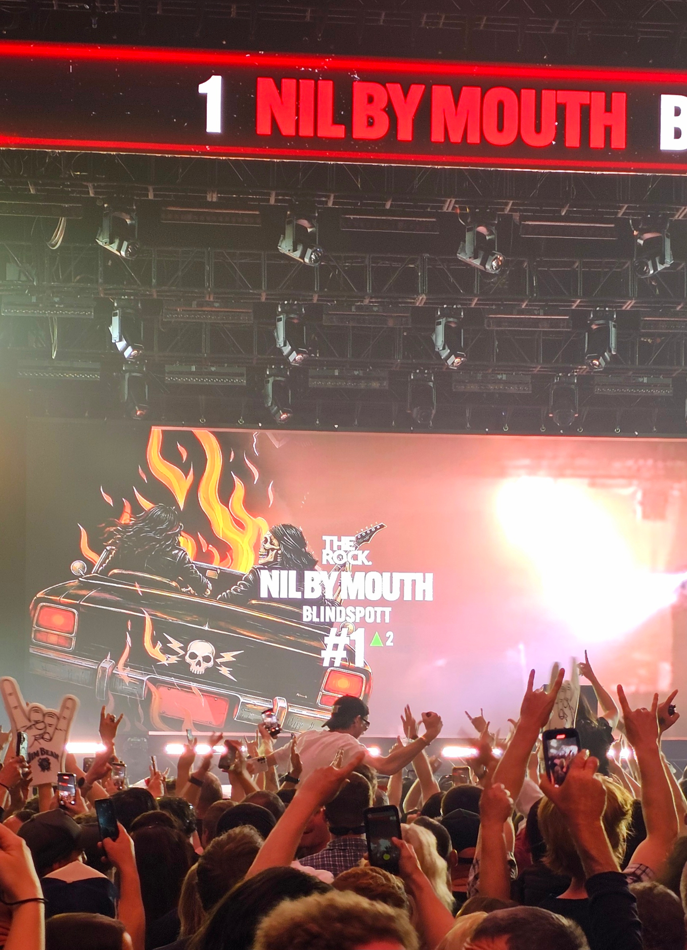 Blindspott's Nil By Mouth revealed as #1 at The Rock's live countdown finale